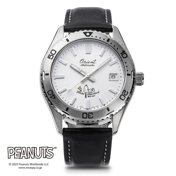 【オリエント】 ピーナッツ スヌーピー RN-AC0Q08S マコ40 自動巻き Orient Mako 40 『PEANUTS』コラボレーションモデル RA-AC0Q08S