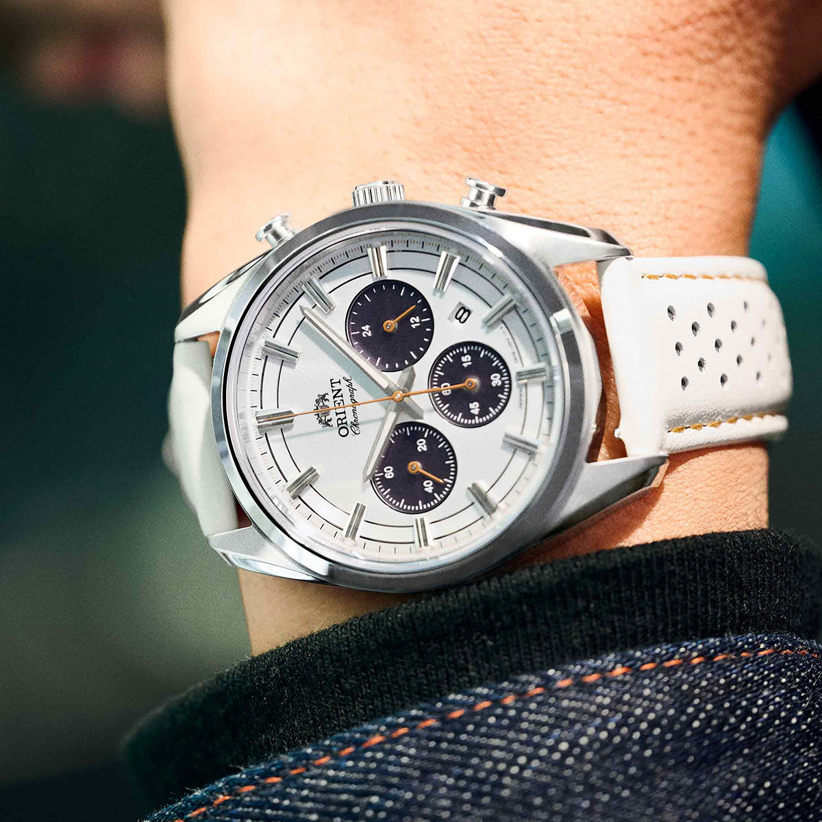 Orient Stretto クロノグラフ ソーラーパワード RN-TX0308S 数量